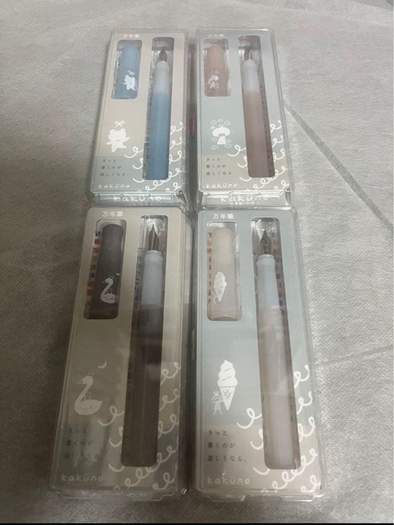 杜の文具博 mizutama 万年筆 kakuno パイロット 4種セット